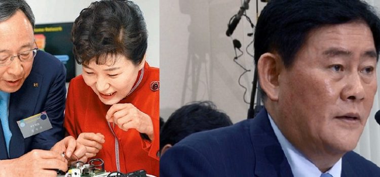 황창규 KT회장,‘친박핵심’ 최경환의원과 골프회동,‘최순실게이트 연루 KT회장교체 불가피’가닥