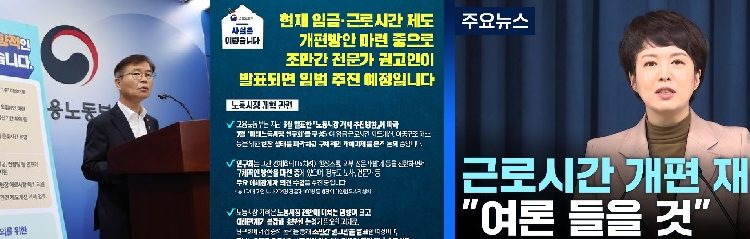 정부,주 60시간제 비난여론일자,“근로시간기록앱 보급하겠다”또 뻘짓,거센 역풍