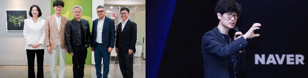 네이버,엔비디아와 손잡고 한국 제조산업 AI전환에 함께 나선다.