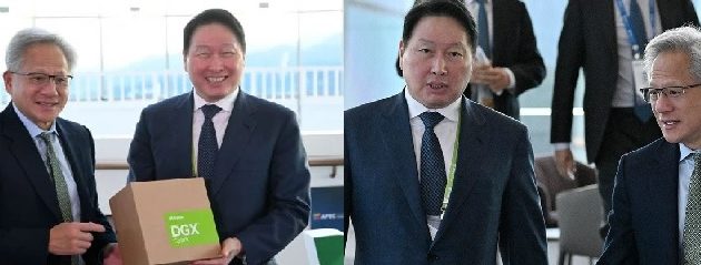 최태원·젠슨황,실리콘밸리 치맥회동,HBM4 밀약?,한경 단독보도