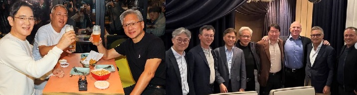 젠슨황 오늘 한국 도착,2차 깐부회동 관심,”이번엔 로롯과 AI팩토리”