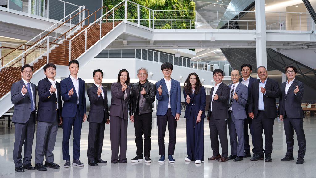 [사진2] 네이버와 엔비디아 단체 사진